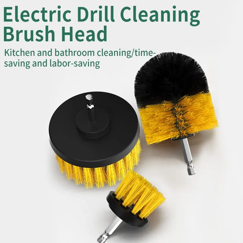 Electric Drill Cleaning Brush Household Multifunctional Kitchen Bathroom Carpet Ceramic Tile Polishing Cleaning Disc Brush