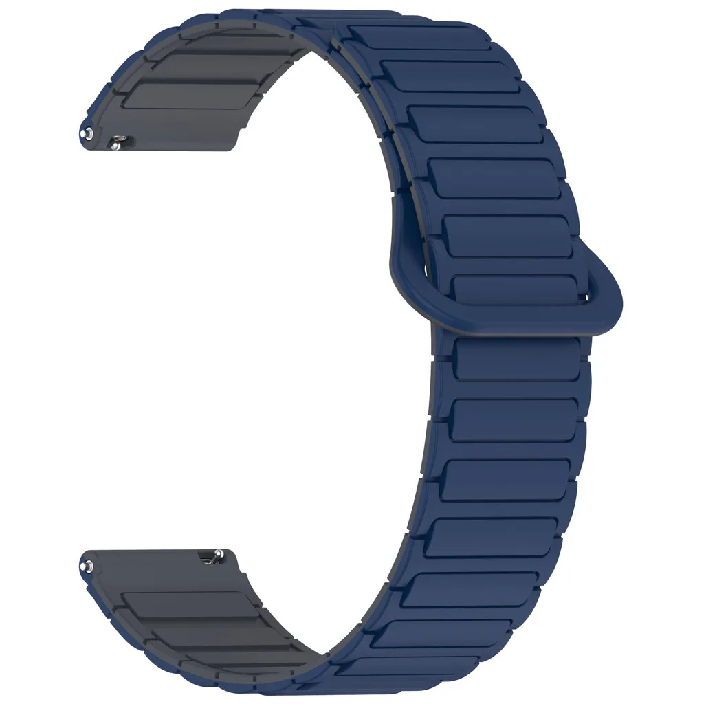 Pulseira de relógio de silicone para huami amazfit bip3 bip 3 5 lite s u pro bip5 pro pulseira de laço magnético