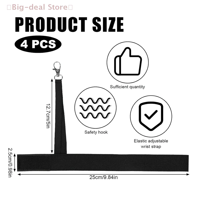 

【M】4Pcs Elastic Ski Glove Wrist Strap Glove Holder Anti-loss Wrist Straps For Outdoor Snowboard Skis Mountaineering Sport Straps