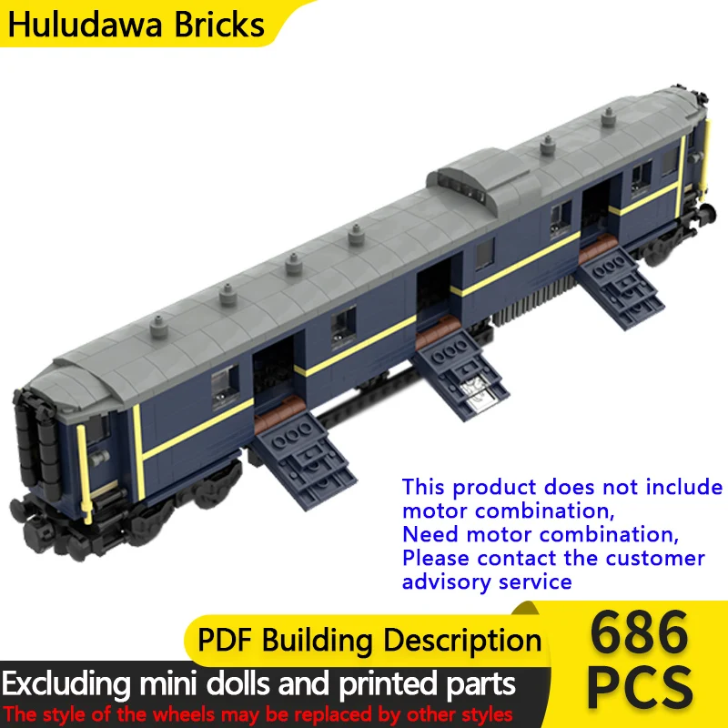 

Модель городской автомобиль MOC, строительные кирпичи, железнодорожный экспресс, пассажирский поезд, модульная технология, детские праздничные подарки, сборка игрушек, костюм