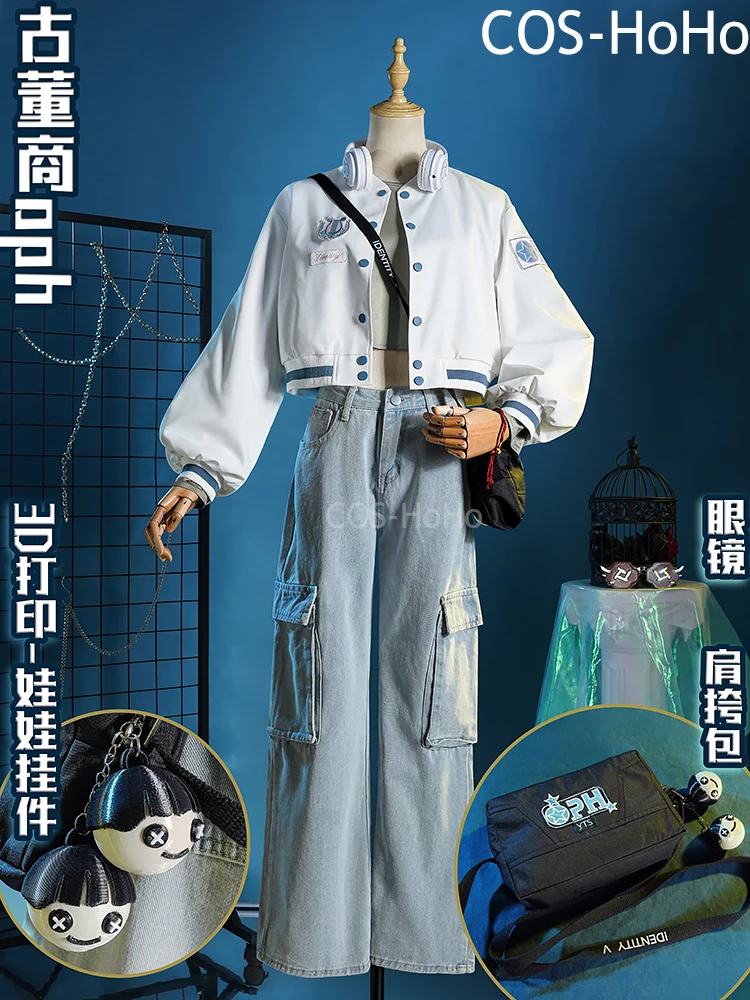 

COS-HoHo Identity V Qi Shiyi Antiquarian Game Suit Cool Uniform Cosplay Costume Halloween Carnival Party Role Play Outfit S-XXL