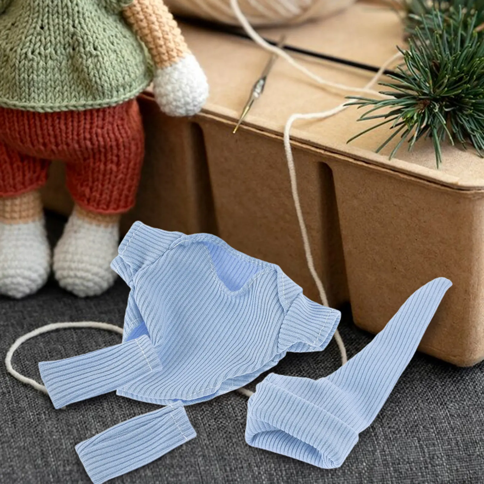 

1Set Baby Clothes Outfit for 18Cm Unique Design Dress Up Pretend Play Clothing Set Including Shoes Hat Fashionable