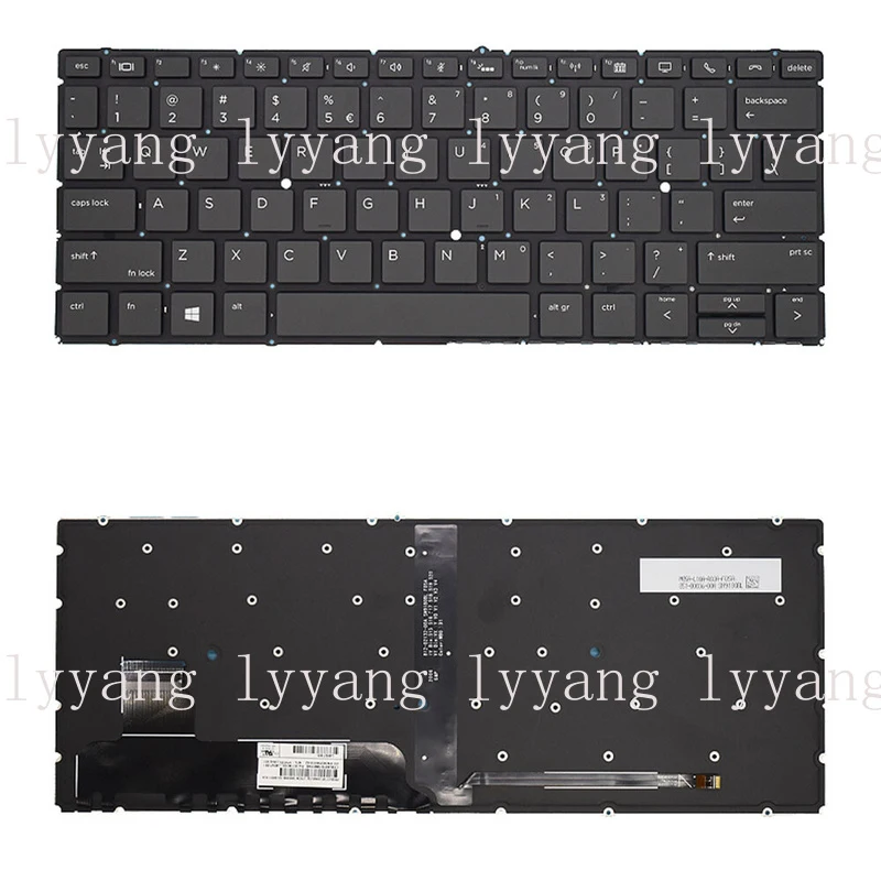 

f For HP EliteBook 730 G6 735 G6 830 G6 836 G6 Laptop Backlit Keyboard