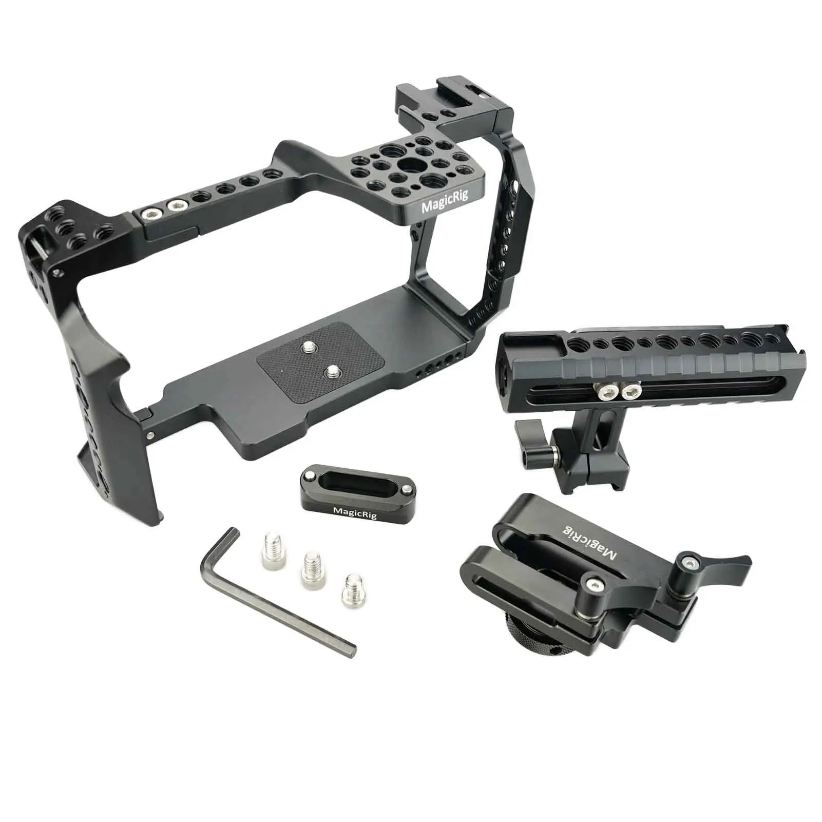 MAGICRIG BMPCC 6K Pro/G2 フルカメラケージ NATOハンドル NATOレール