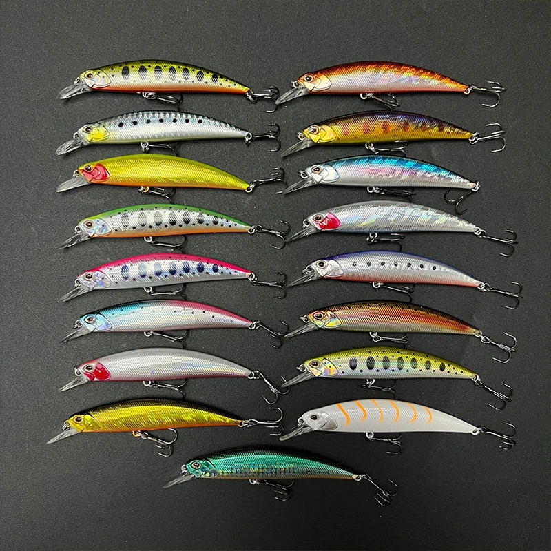 95 mm 15 g Speerspitze Ryuki 95S Minnow-Köder zum Trolling-Angeln, Barschköder, Weitwurf-Wobbler, schweres, sinkendes Jerkbait, Pesca