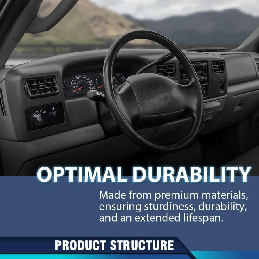 لوحة الكسوة العنقودية الراديوية ذات الحافة الداكنة باللون الرمادي الداكن لتعزيز جماليات داخلية وتكامل سلس مع Ford F250 F350