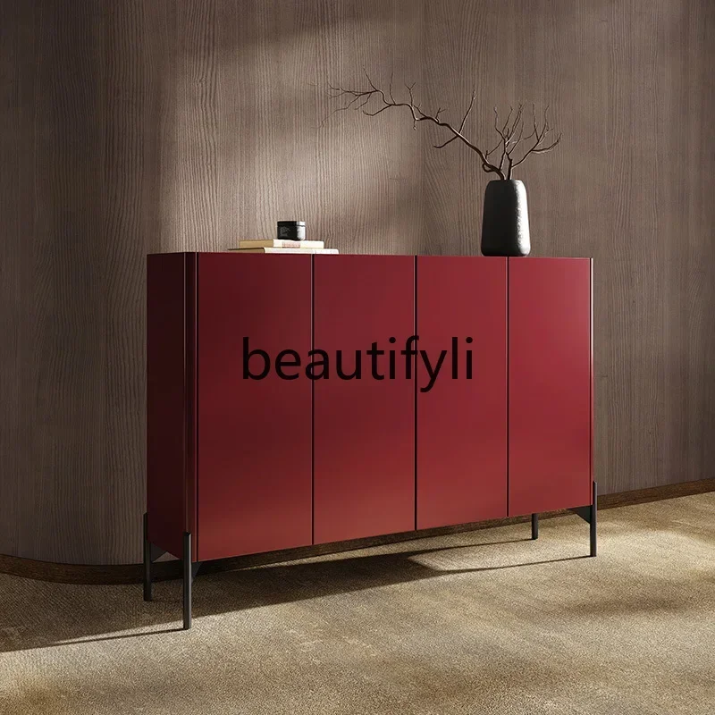 N178 G  Liht luxury shoe cabinet Entry door cabinet Four doors Entry door partition Decorative cabinet Minimalist
