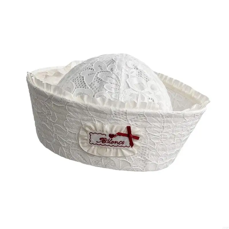 2025 New Flower Pattern Cap with Ruffled Trim for Daily Outfit Styling Dressingup