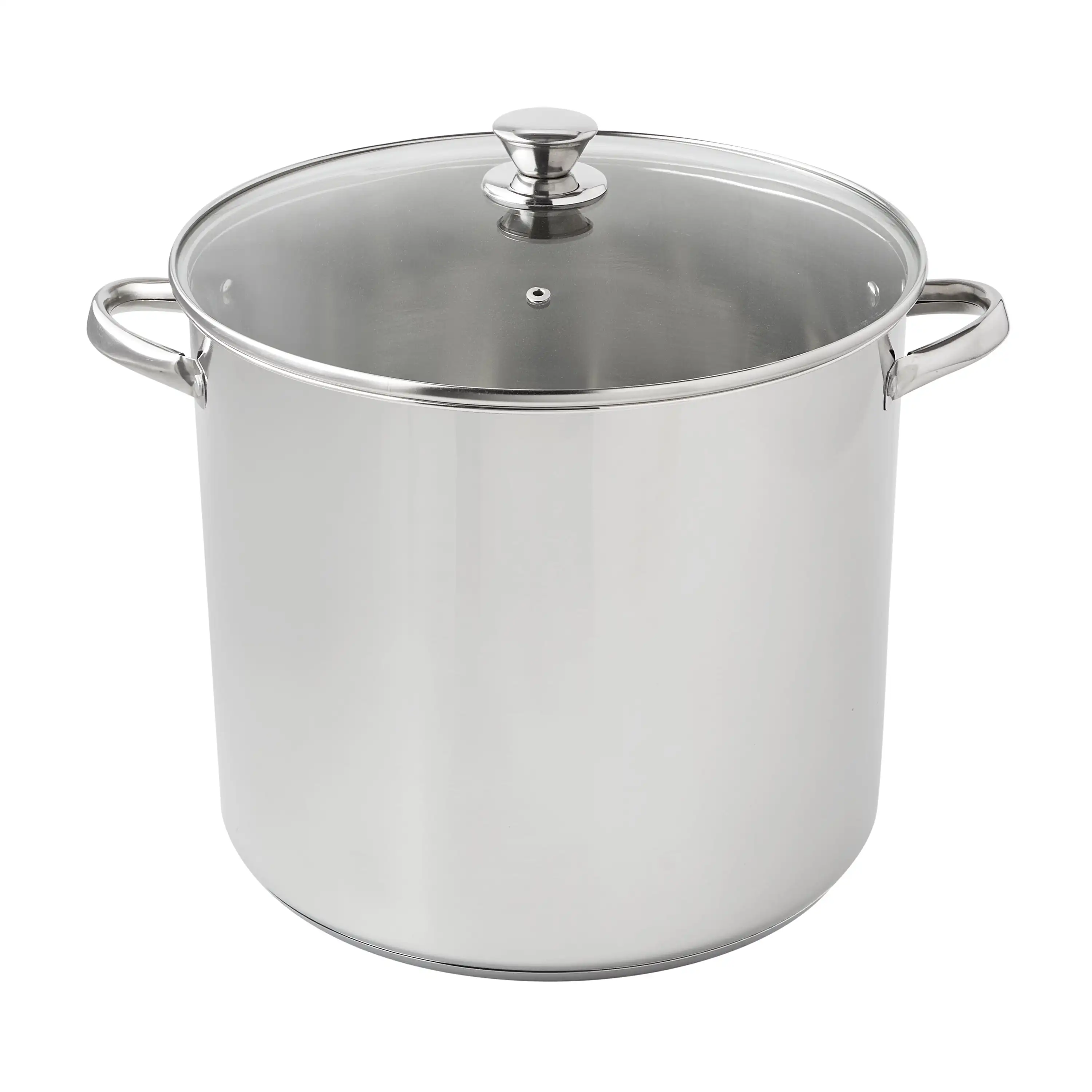 

Stainless Steel 20-Quart Stock Pot with Glass Lid