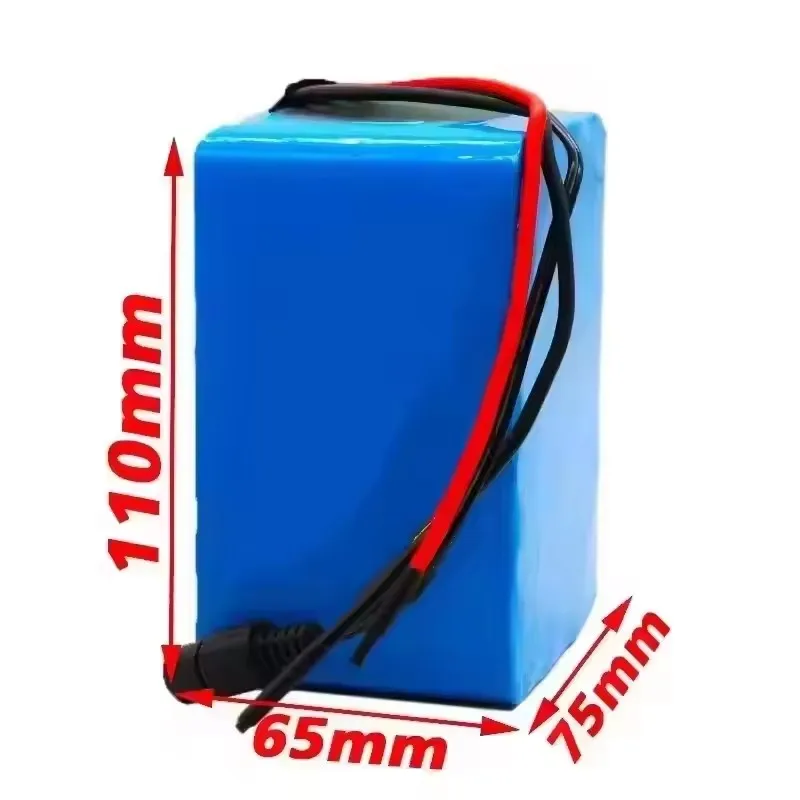 6S4P battery pack 24V 50Ah lithium-ion battery with BMS protection board, suitable for 24V camping equipment+25.2V 2A charger