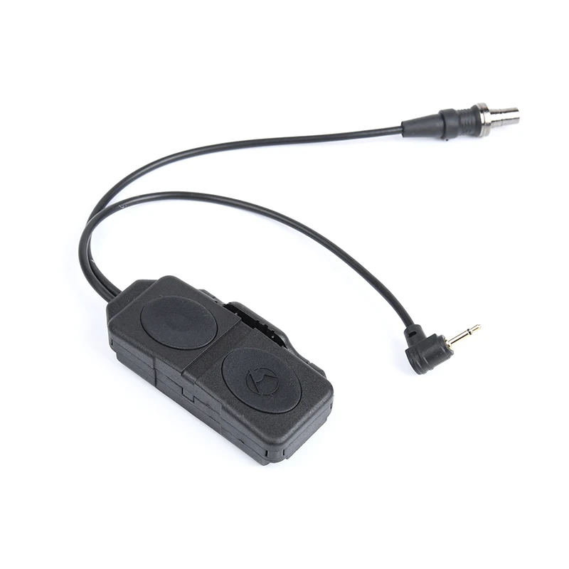Wadsn controle remoto duplo m600 peq dbal ngal cqbl mawl 2.5mm sf plug m300 m600 lanterna tática interruptor picatinny ferroviário ar15