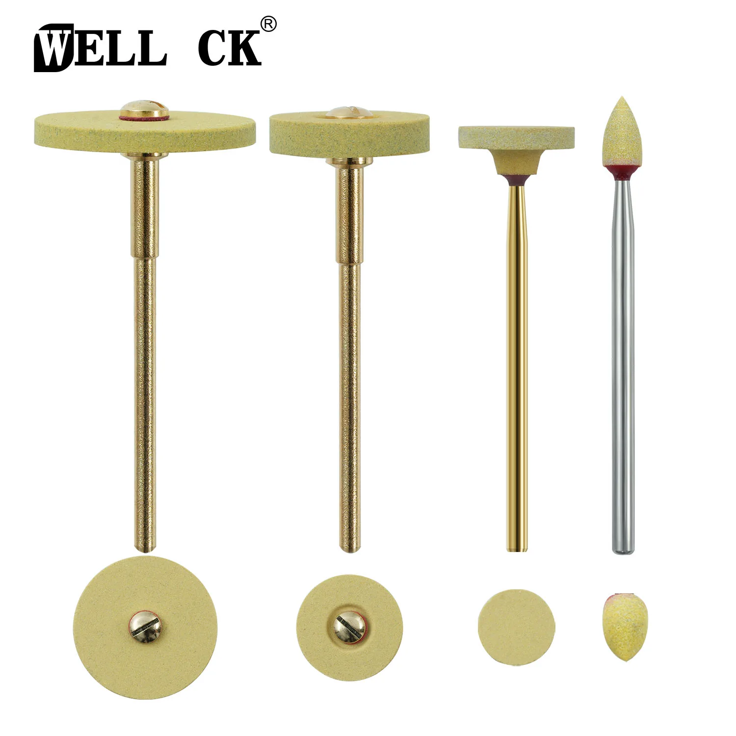 

Dental Ceramic Diamond Polisher Grinder Yellow Grinding Stones For Zirconia Porcelain Crown Precisely Finishing Polishing Tools