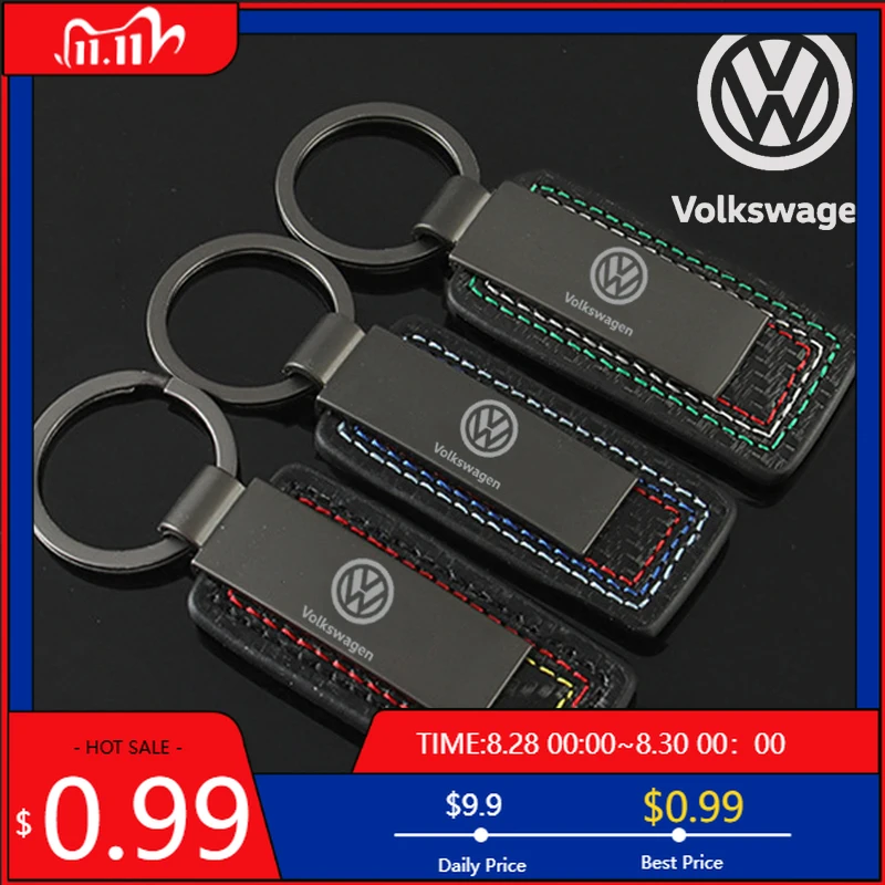 

Кожаные брелки для ключей VW GTI GOLF 2026 для VW VOLKSWAGEN, держатель для ключей для Volkswagen Passat Tiguan Bora Beetle Sagitar