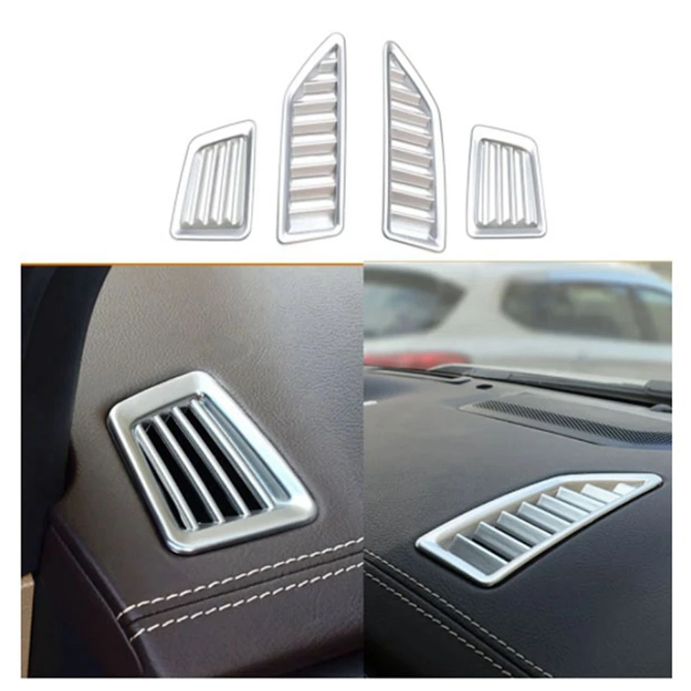 For Ford Ranger Everest Endeavour 2015+ Dashboard Air Condition Vent Outlet Cover Trim Decorative Frame