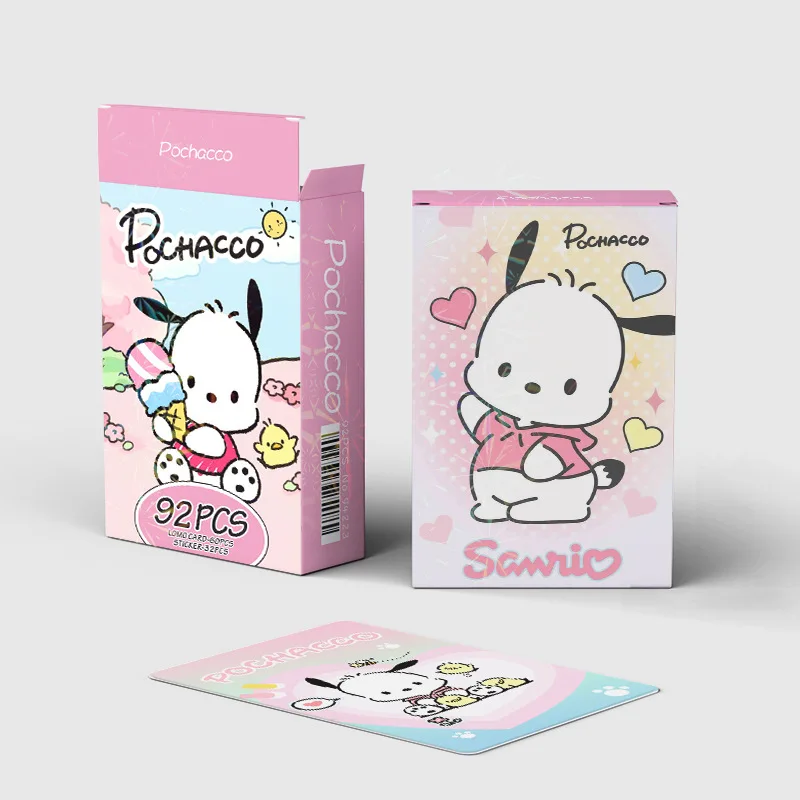 92 قطعة سانريو Pochacco عالية الجودة بطاقة لومو Kawaii الإشارات المرجعية ملصقات HD مطبوعة Pochacco بطاقات الصور سلسلة جمع هدية #4