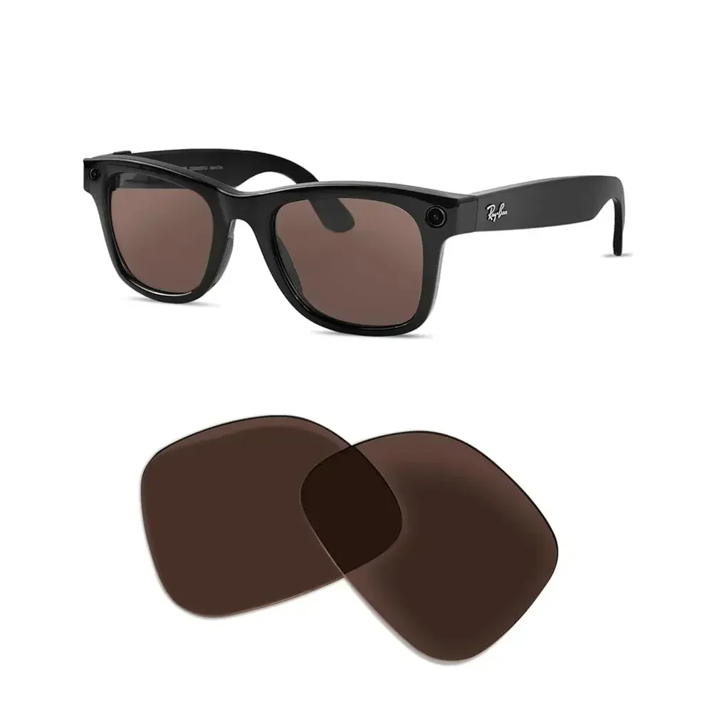 

Сменные поляризационные линзы для Ray-Ban Meta Wayfarer RW4006 и Gen 2 RW4012 Regular (50-22)