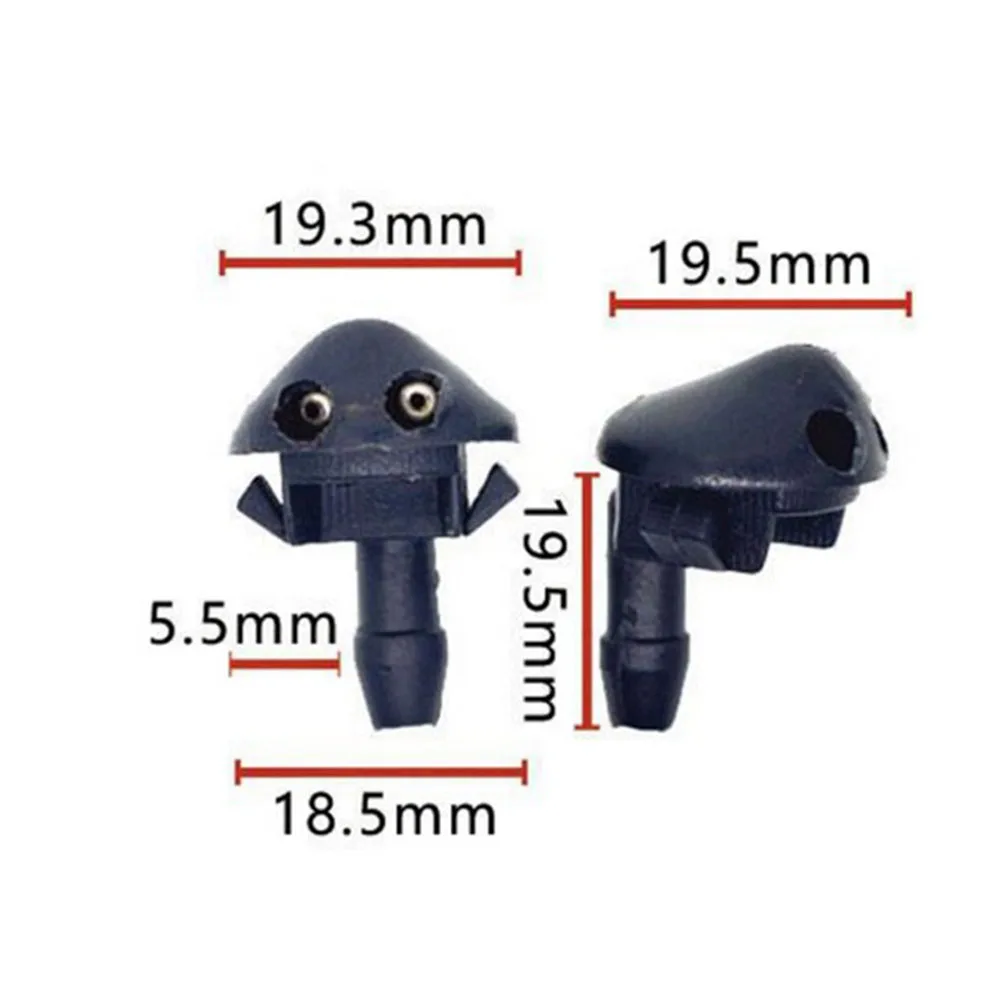 Quality Washer Nozzle Jet Nozzle Jet For Holden Commodore VB Front 92092007 ABS Black Car For Holden Commodore VC