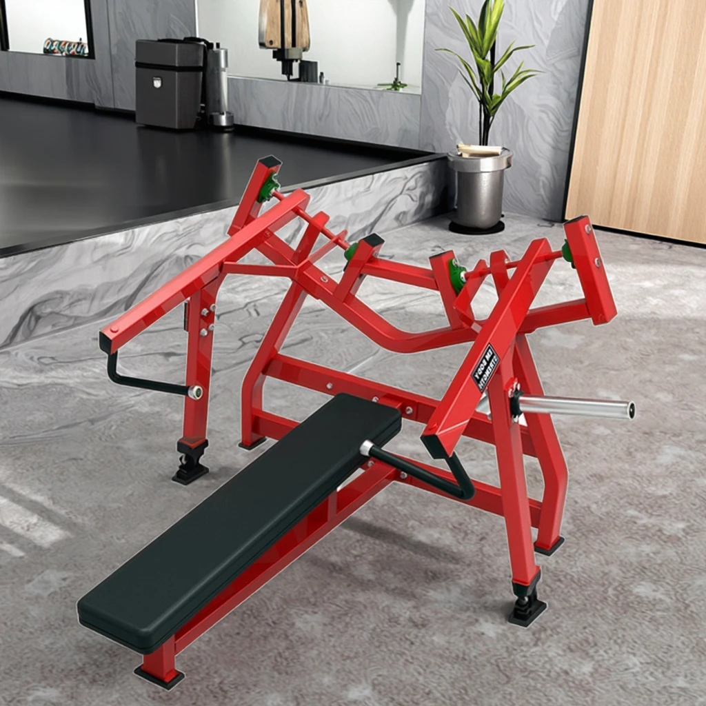

High Quality Reasonable Price Back Muscle Exercise Weight Lift Trainer Plate Loaded Flat Benches Chest Press