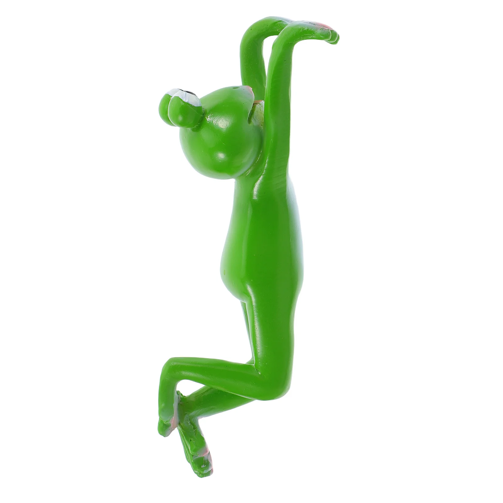 

Hanging Small Resin Frog Ornament Lifelike Cute Design for Indoor Garden Patio Flower Pots Planters Decor Mini Resin Frog