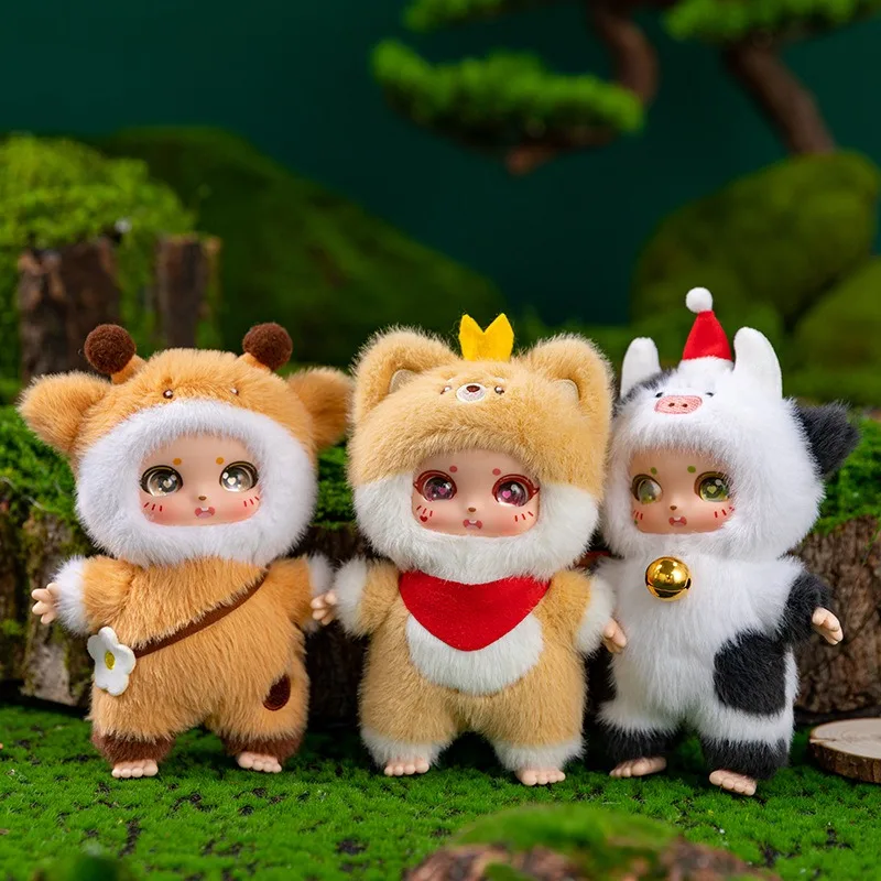 لعبة قطيفة من الفينيل وجه المد اللعب على شكل دمية هدية قلادة هدية مزخرفة