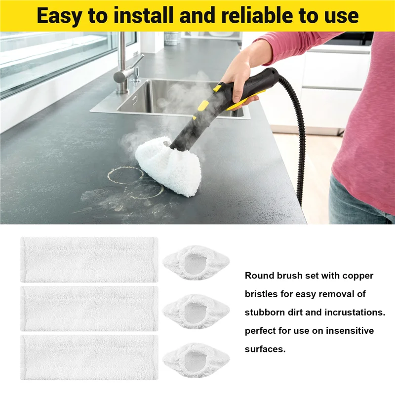 BAAY ممسحة البخار القماش خرقة ل Karcher Easyfix SC2 SC3 SC4 SC5 البخار نظافة ستوكات الطابق الملابس منصات فرش النحاس