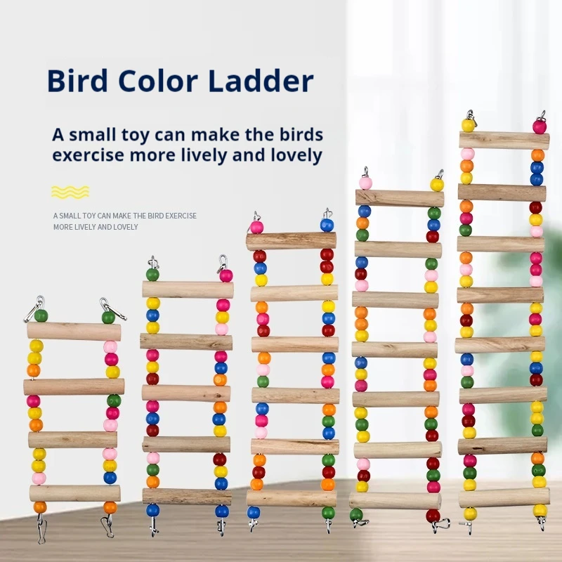 Swing Ladder for Bird and Parrot, Swing Toy, Standing Bar, Cloud Ladder, Swing, Toys Supplies, Revolving Bird,