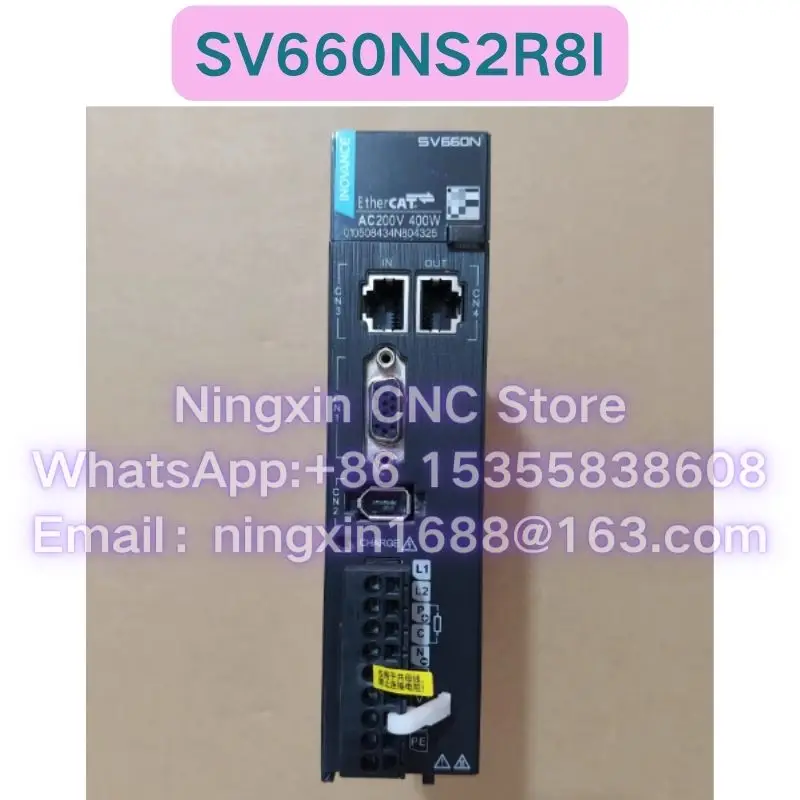 

Second-hand SV660NS2R8I Servo drive 400W Functional test OK Fast delivery