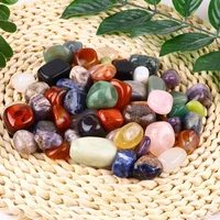 100g/Bag Natural Tumbled Stones And Mix Color Crystals Bulk - Assorted Tumbled Polished Stones Rocks Gemstones For Home 6
