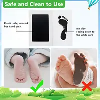 Baby Inkless Hand and Footprint Kit, Ink Pad Paw Print kit for Dogs, Dog Nose Print Kit, Dog Paw Print Kit - Baby Footprint Kit 2
