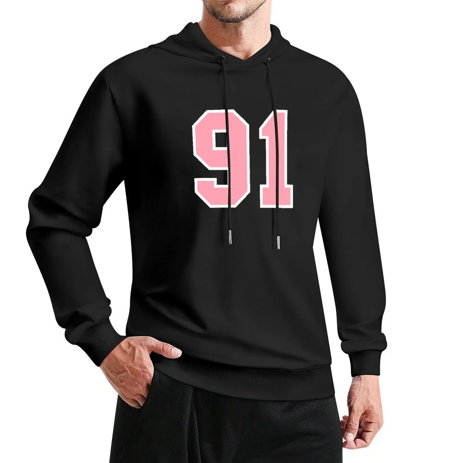 

Pinky 91 Number ninety-one Girls Jersey Pullover Hoodie autumn new products male clothes graphic t shirts men hoodie men