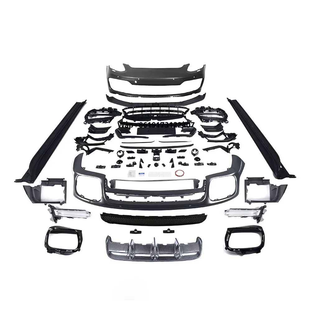 

2017-2023 971 GTS Передний бампер в сборе Дневные ходовые огни Обновление ABS-пластика Боковая юбка Защитная задняя губа