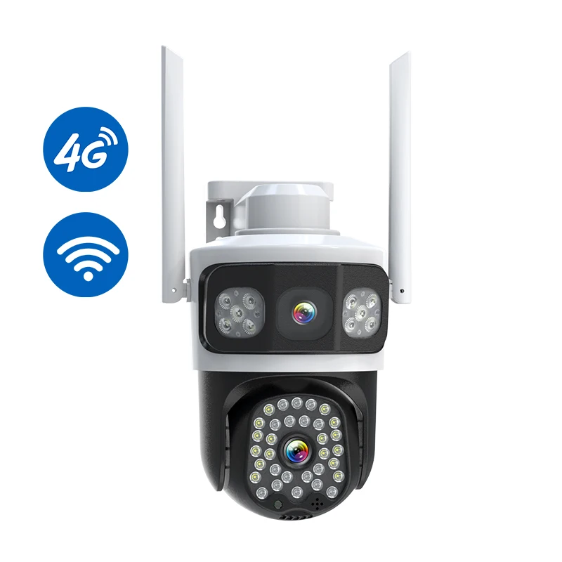 

DIDSeth Three Lens 6K 12MP IP Camera Outdoor Waterproof PTZ Camara Vigilancia Wifi CCTV Night Vision Security Surveillance