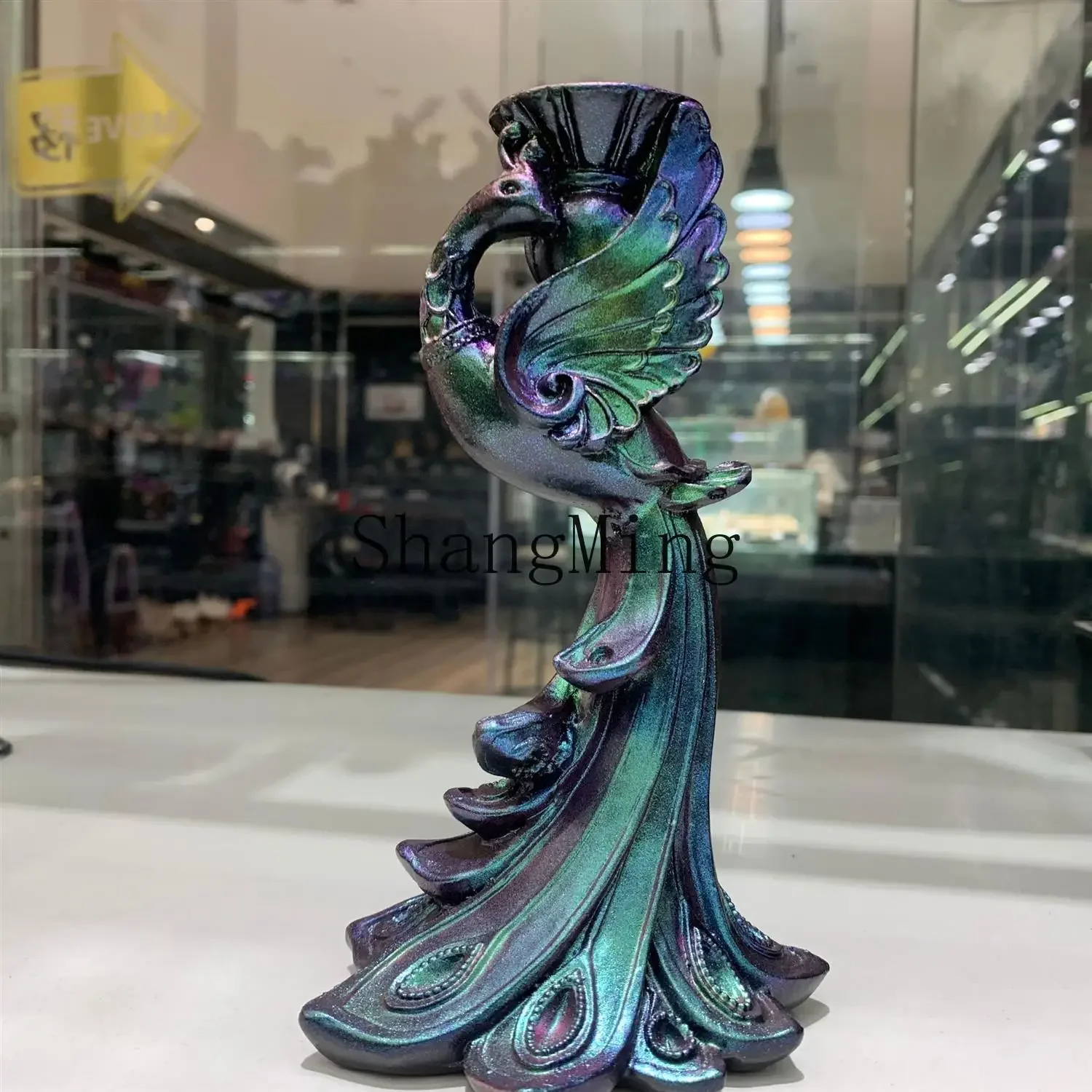 CL factory sales, resin handicrafts, Phoenix series ball holder, crystal ball base, ornament