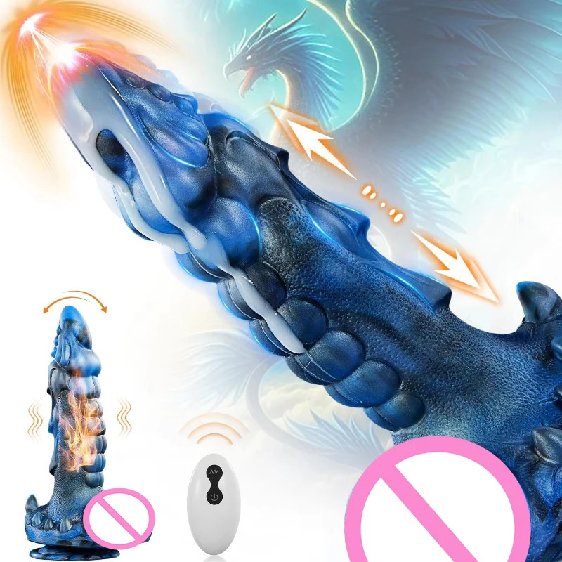 Big Thrusting Dildo Sex Toys Vibrator Remote Control 8 Thrusting Vibration Monster Dildos Vagina Anal G Spot Massager for Couple - view 3