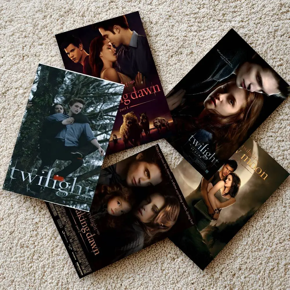 movies Twilight Poster Self-adhesive Wall Mural Art Waterproof Sticker For Bar Room Decor High Quality Print Gift view 3