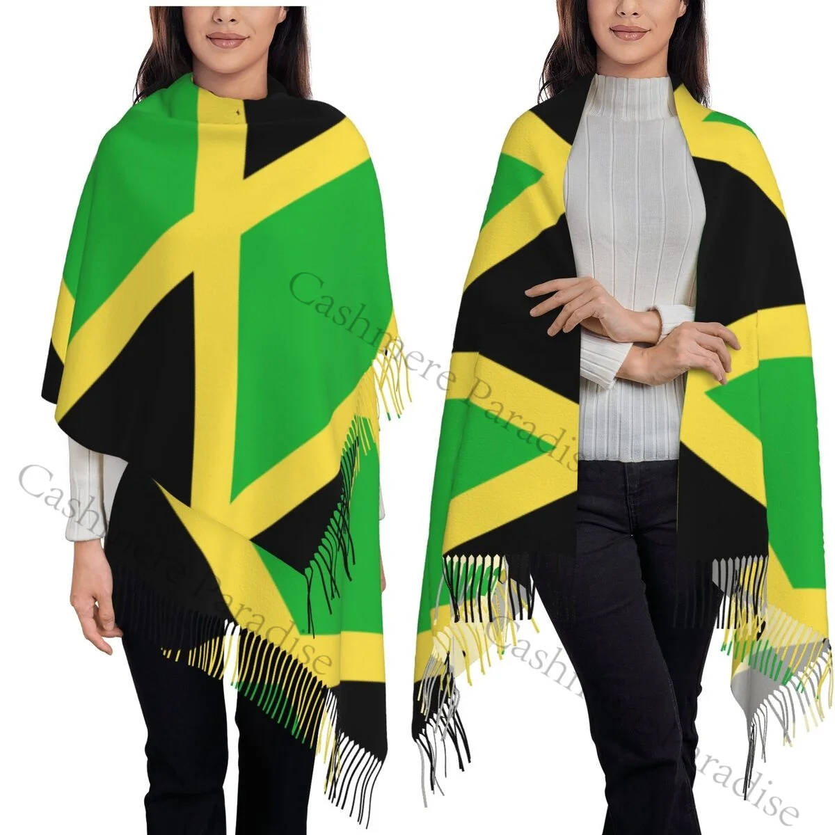 

Шарф с флагом Ямайки для мужчин и женщин, зимние теплые шарфы, шаль