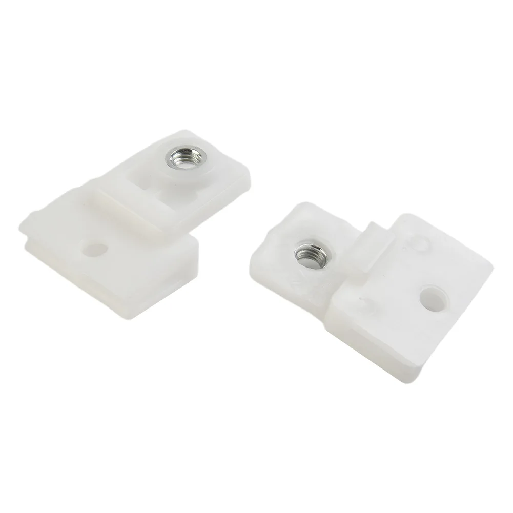 

Parts Glass Track Clip White 2pcs Fittings Replacement Plastic For Isuzu D-Max Rodeo 2007-11 High Quality Useful
