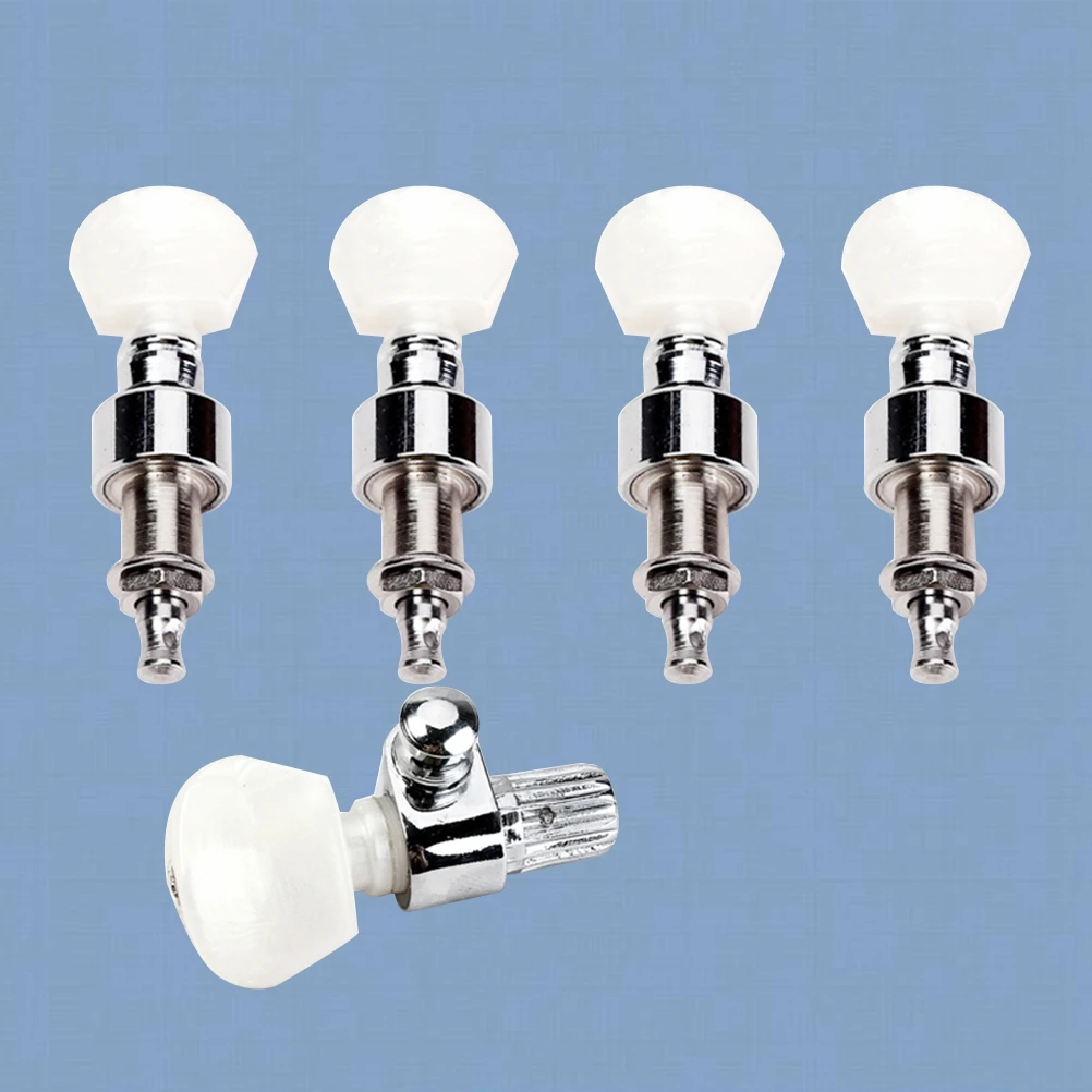 

5 PCS String Accuracy Kit Sealed Banjo Tuners Locking Machine Heads Acoustic Tuning Keys