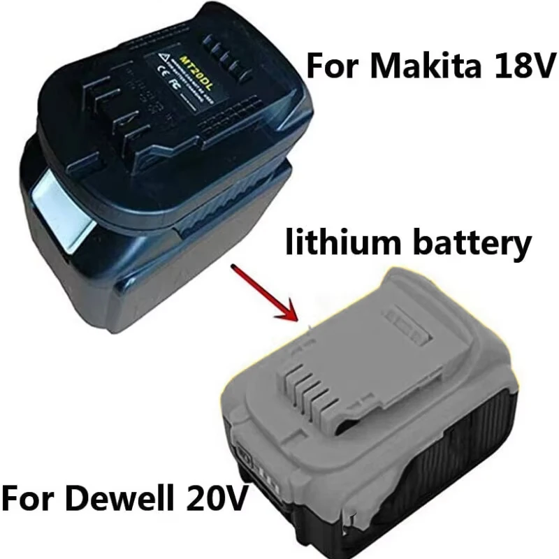 Power Tool Adapter Converter For Bosch,18V Li-ion Battery for Makita/Milwaukee/Dewalt for Ryobi/Metabo/Worx/Devon,Tool