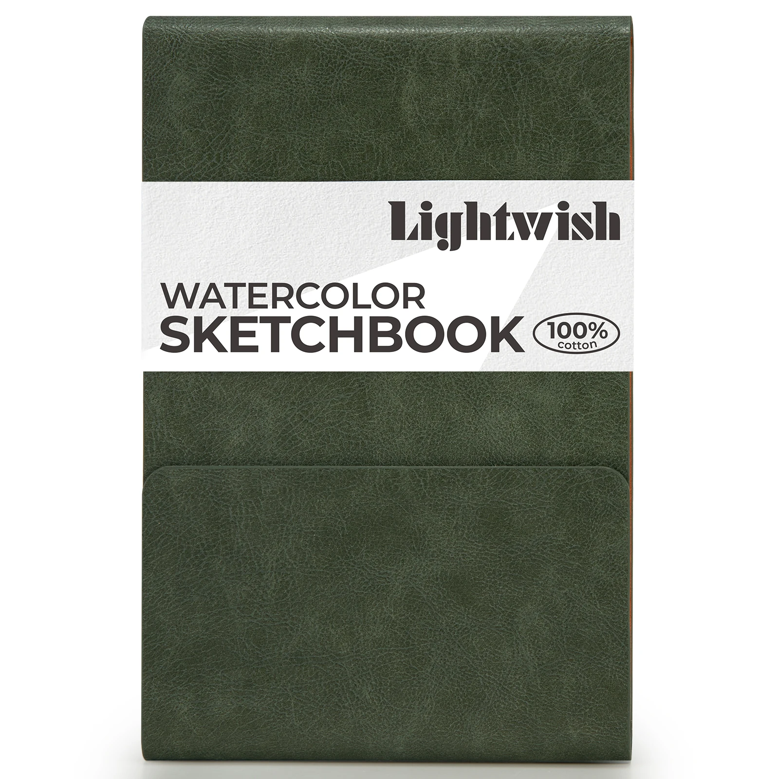 Lightwish Watercolor Sketchbook, 300gsm Watercolor Journal, Acid Free Watercolor Paper for Artists, 20 Sheets 5.5 * 8.2 Inches