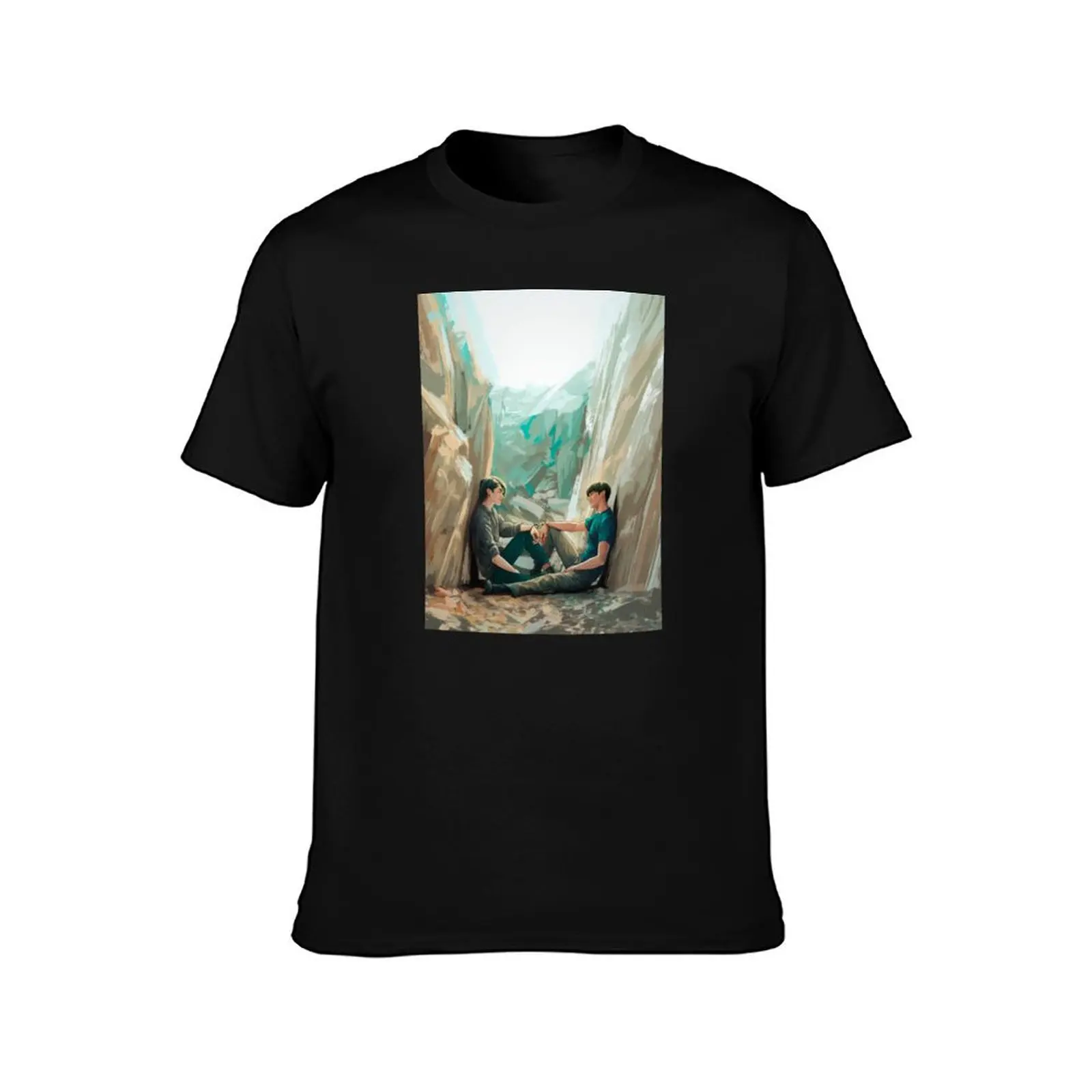 no walls but a bridge T-Shirt Summer Casual Cotton Tee Oversized Streetwear Tops Vintage Graphic Print Unisex Men Women