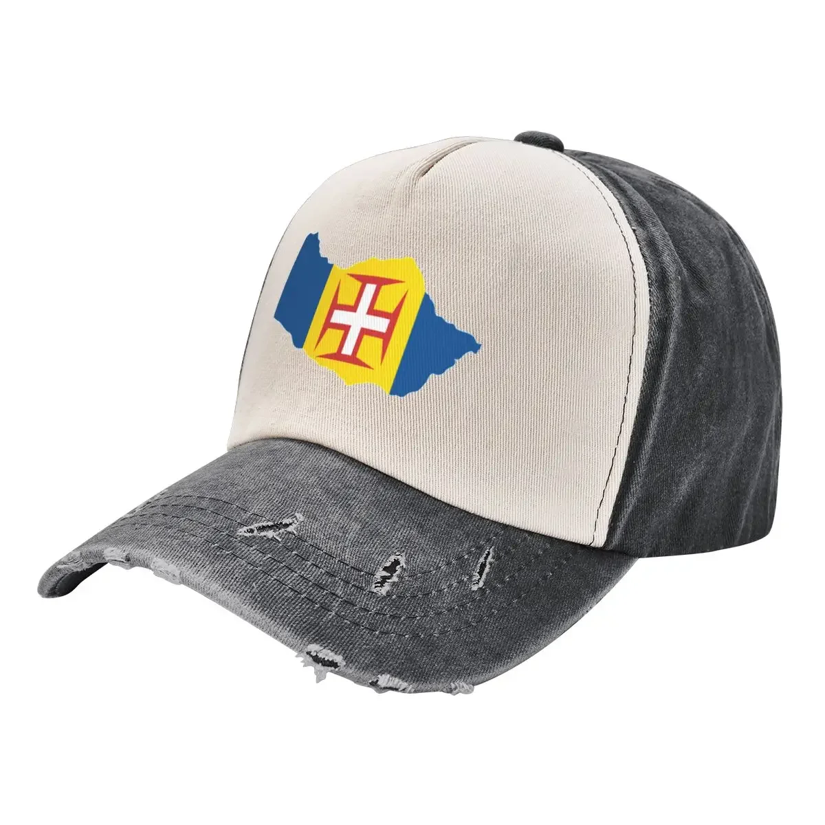 

Madeira Map Flag Baseball Cap Snapback Cap derby hat Golf Hat Man hiking hat For Girls Men's