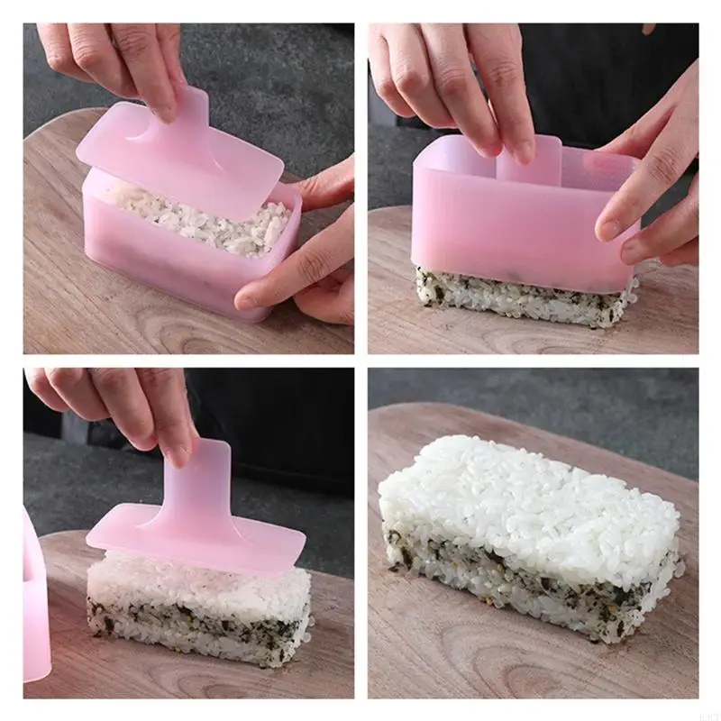 H3CF No BPA, sem bastão, sem sushi tóxico ferramentas Home DIY Press Kitchen Home
