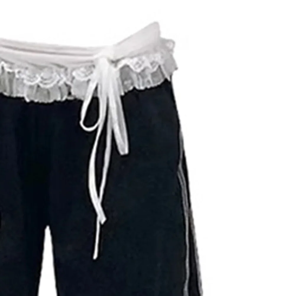 

Casual Pants Lace Trousers Casual Summer Outfits L M Leisure Style New Condition Polyester Fabric Sizing Reference