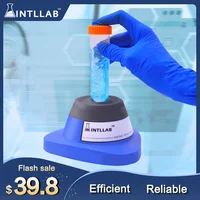 INTLLAB Mini mezclador de vórtice agitador laboratorio tatuaje pigmento esmalte de uñas mezclador de tinta líquida