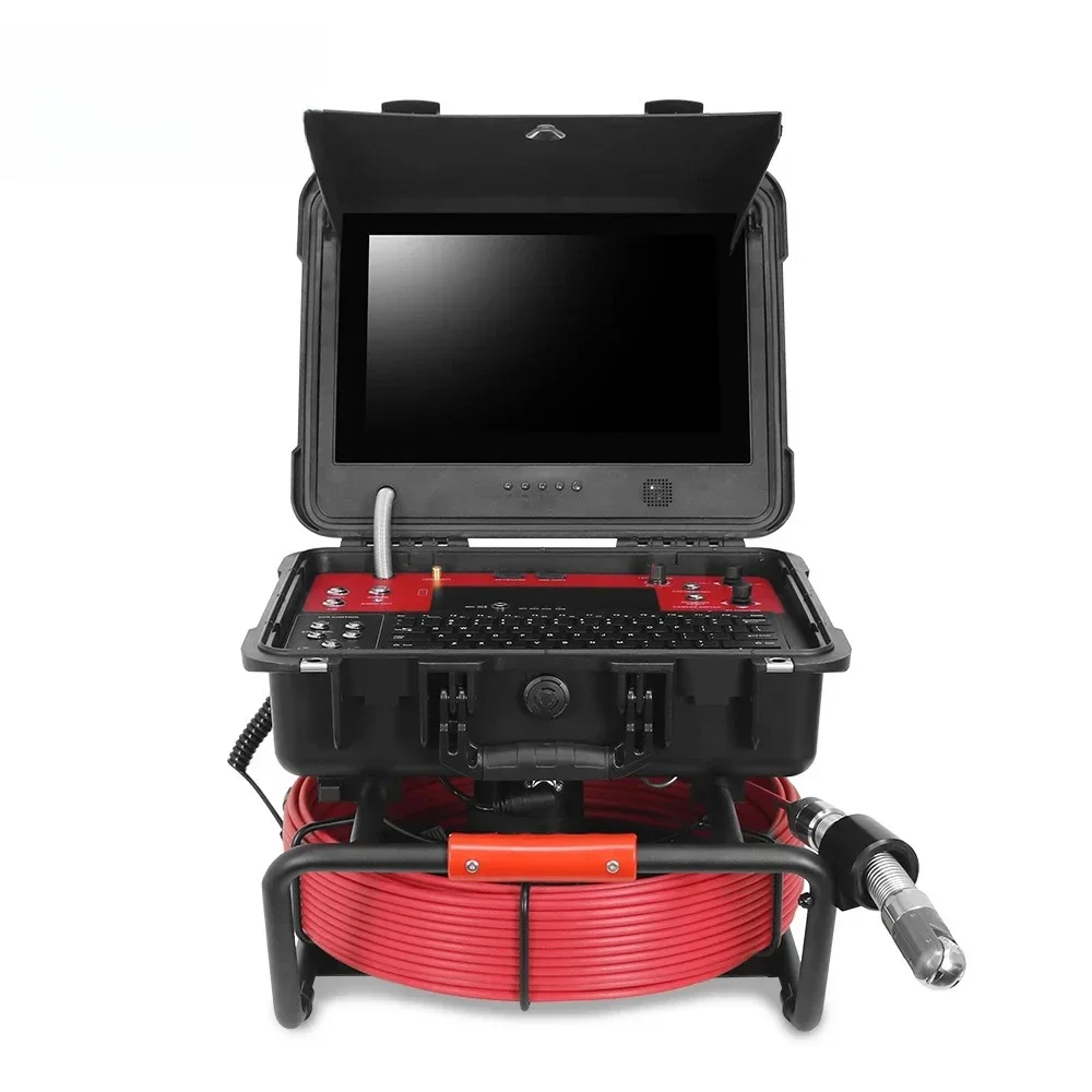 Hot Sale 33mm Pan Tilt Sewer Pipe  With Full HD Image and 512hz Sonde V13-33PTF