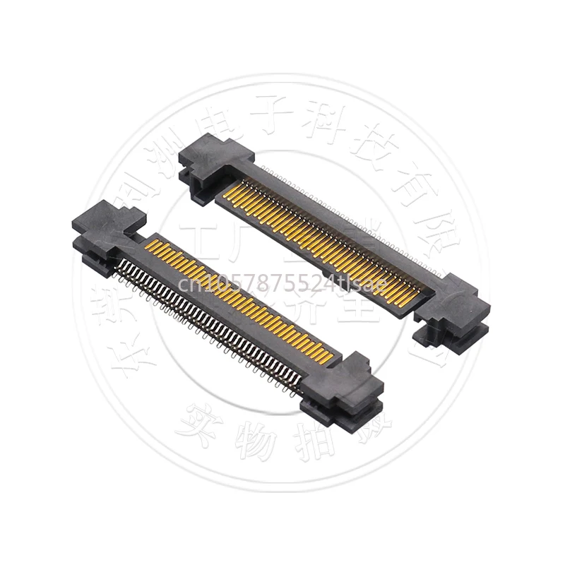 Pcie-SAS 68P Male Seat Clamp Plate Double-Sided Male Seat SMT Patch Sata Male Seat Interface Socket