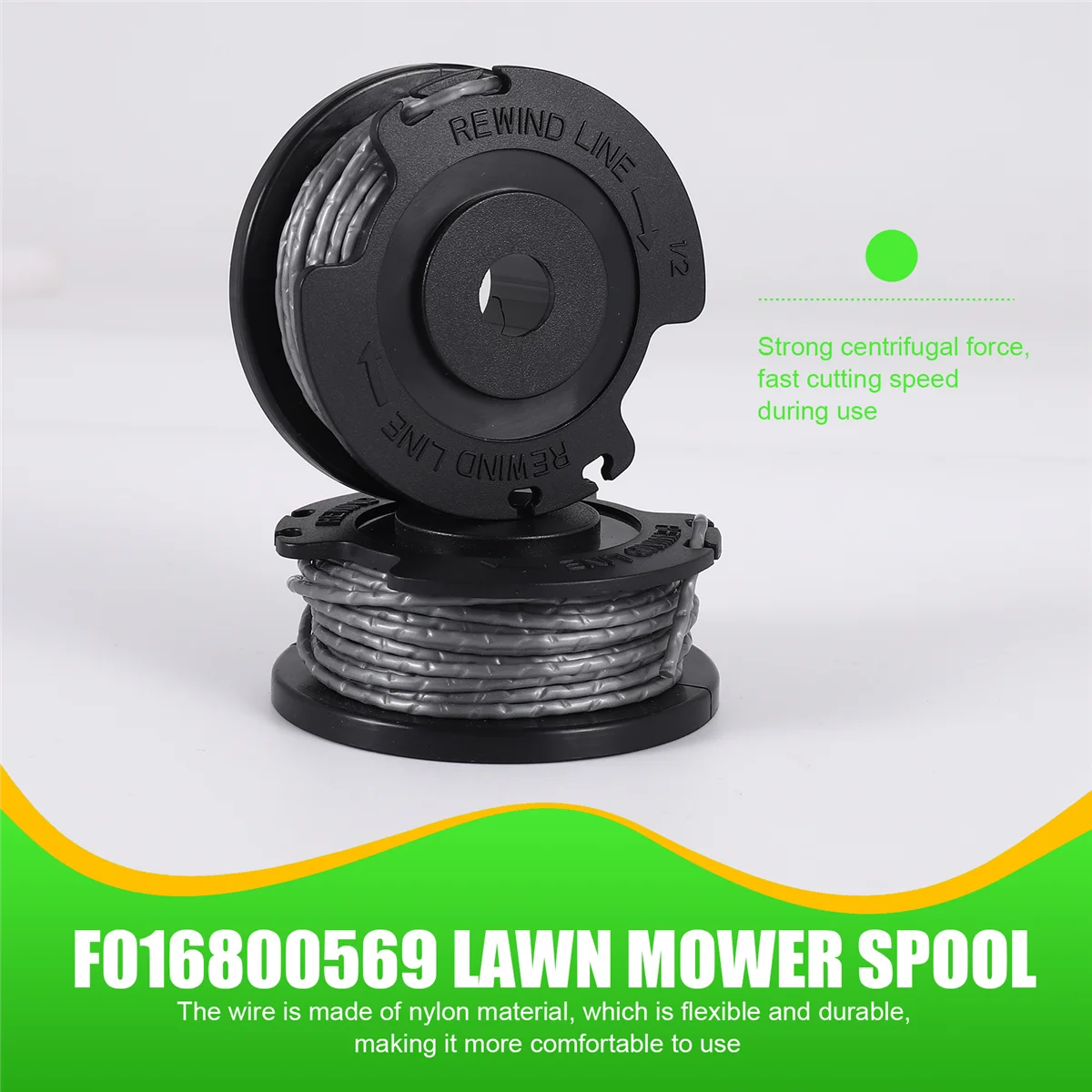 

3 упаковки для катушки Bosch Easygrasscut 18 В для Easygrasscut 23 F 016800569 Сменные наборы садовых инструментов для газонокосилок