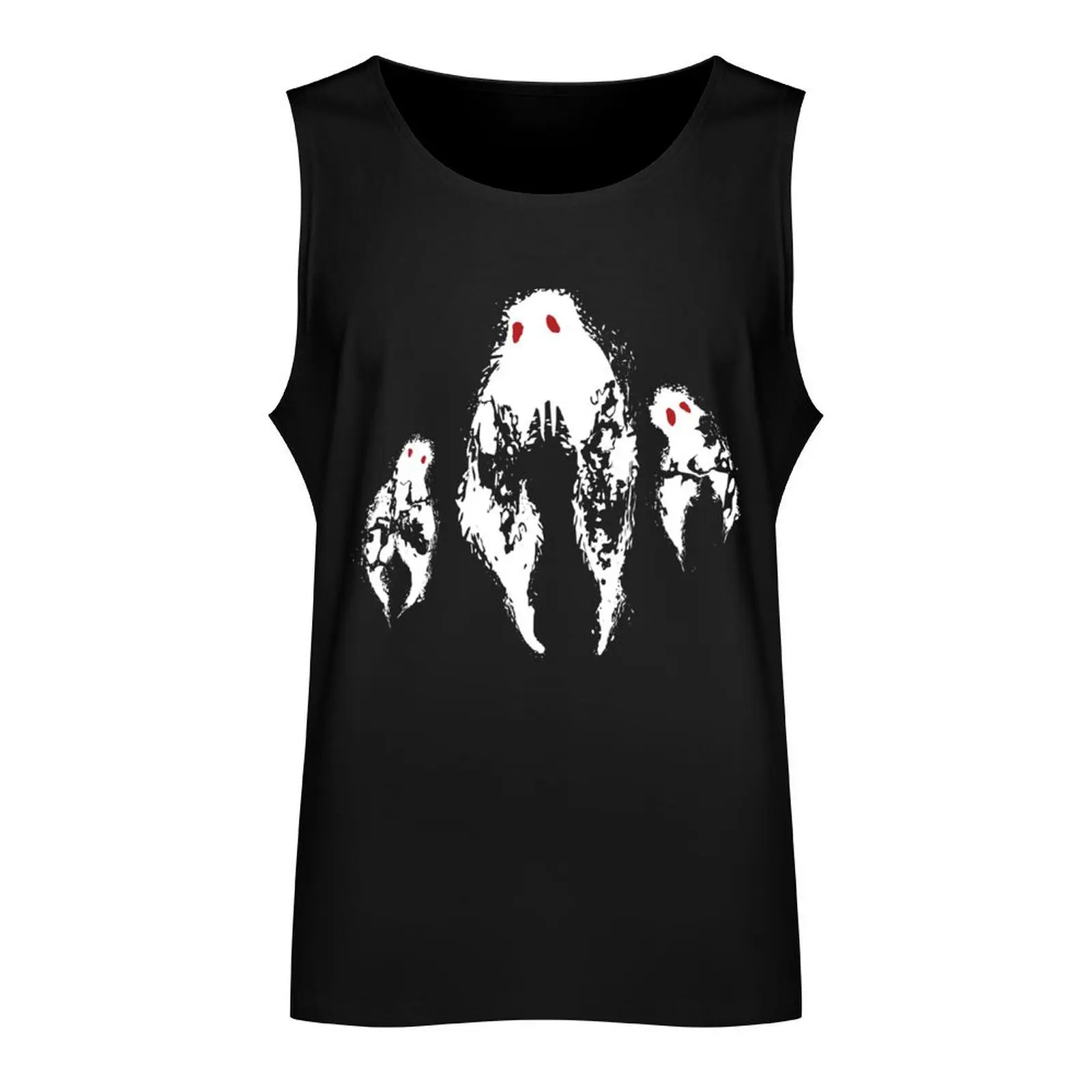 The Strange Fresno Nightcrawlers - White Splatter Tank Top clothes for men summer gym men Sleeveless top