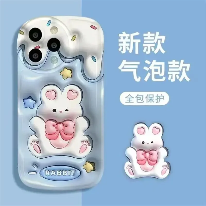 Sanrio Kurome Phone Case Iphone 15/15Por/15Pormax/14/13/12/11 Cute Kawaii Soft Glue All Inclusive Cartoon Anti-Fall New 2024